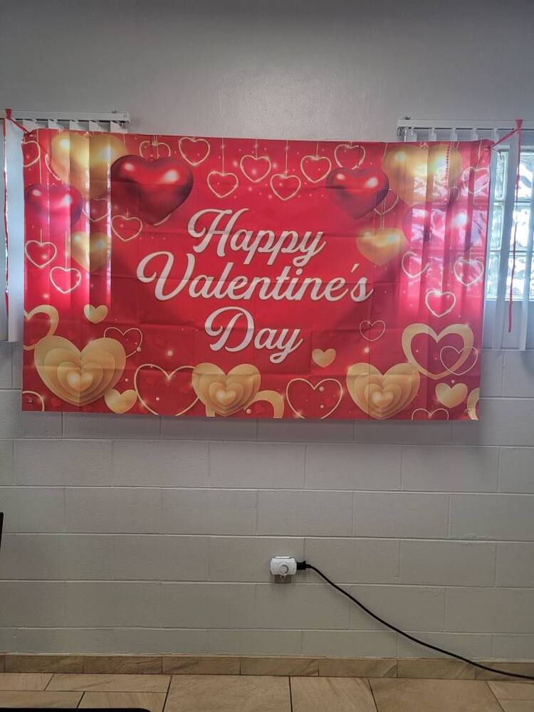 Happy Valentine's Day Banner.